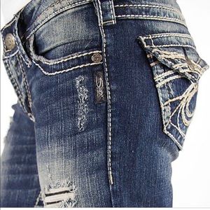 Silver pioneer bootcut/flare jeans-size 26